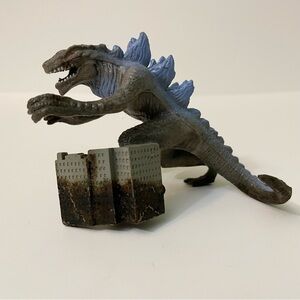 Vtg 1998 Toho Bakery Crafts Godzilla Cake Topper 3 Inch  Tall